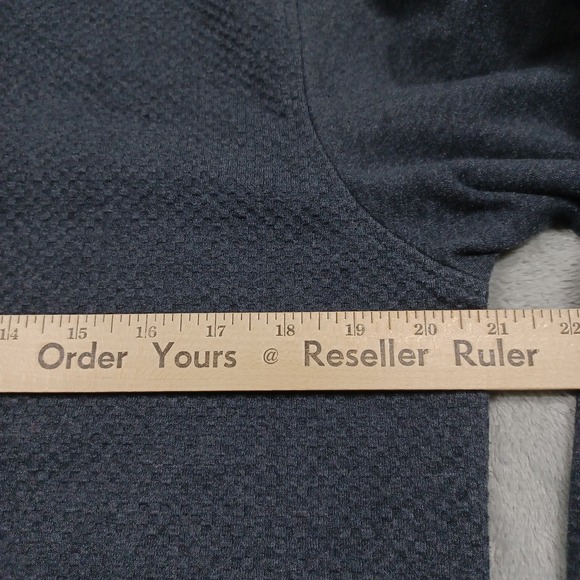 Ted Baker Sweater Mens 4 Gray 1/4 Zip Pullover Preppy Pocket Casual - Picture 9 of 9